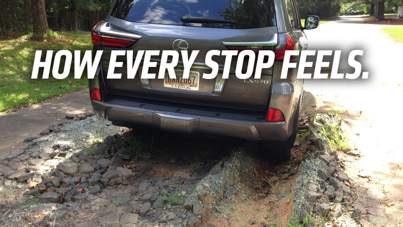 Illustration for article titled The 2016 Lexus LX 570 Is A Big Lumbering Idiot-Mobile And I Hate It